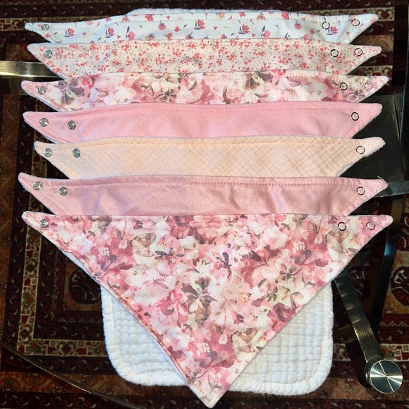 Other - Baby girl bandana bibs